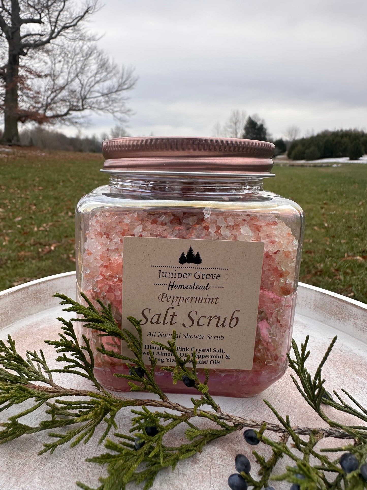 Peppermint Salt Scrub