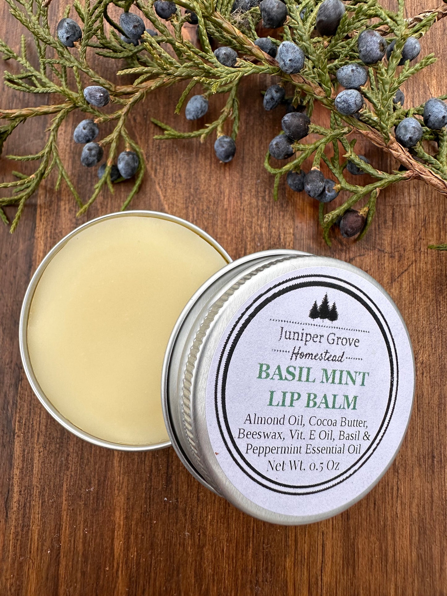 Basil Mint Lip Balm