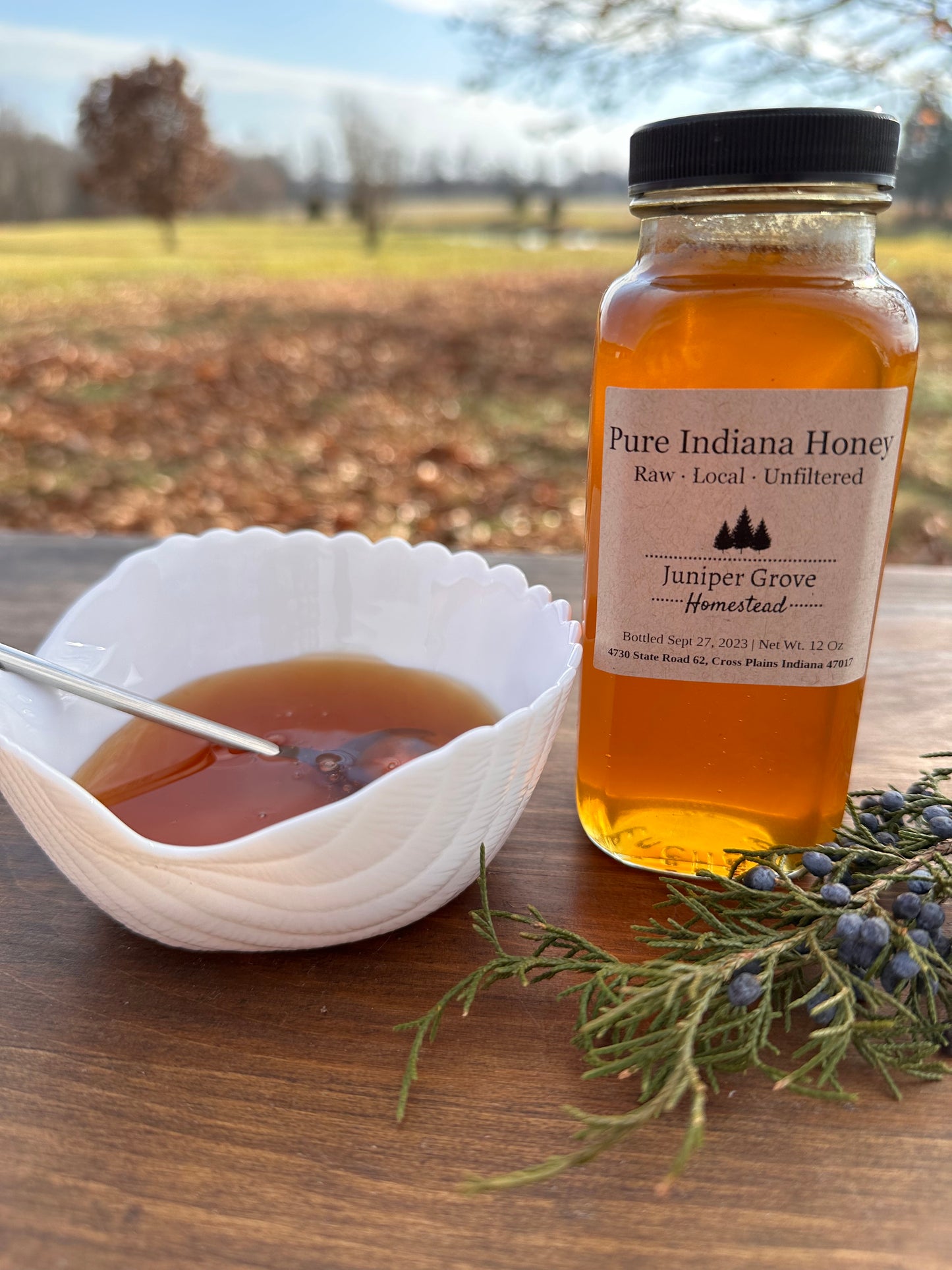 Raw Unfiltered Indiana Honey