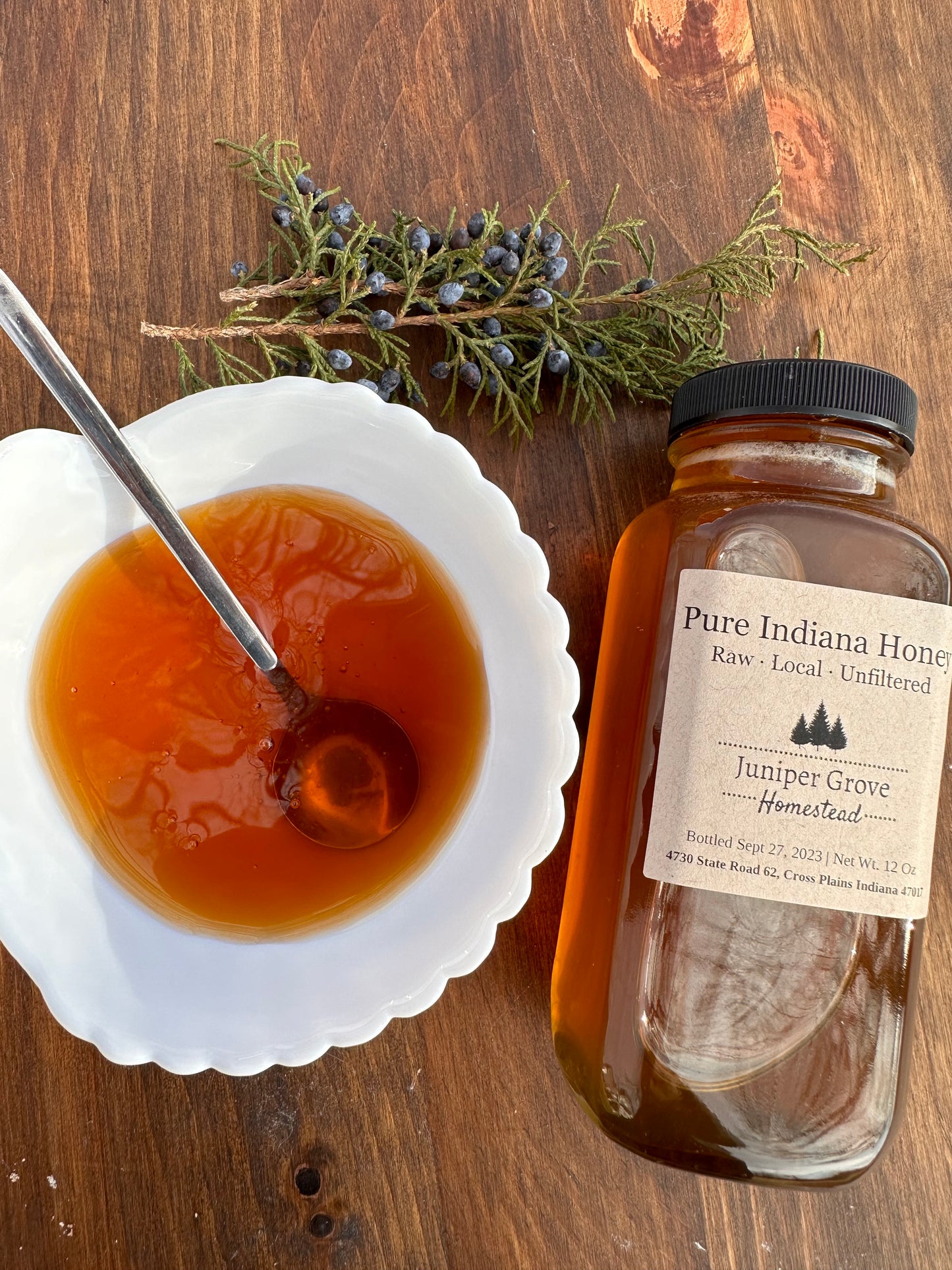 Raw Unfiltered Indiana Honey