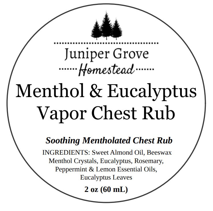Menthol and Eucalyptus Vapor Chest Rub
