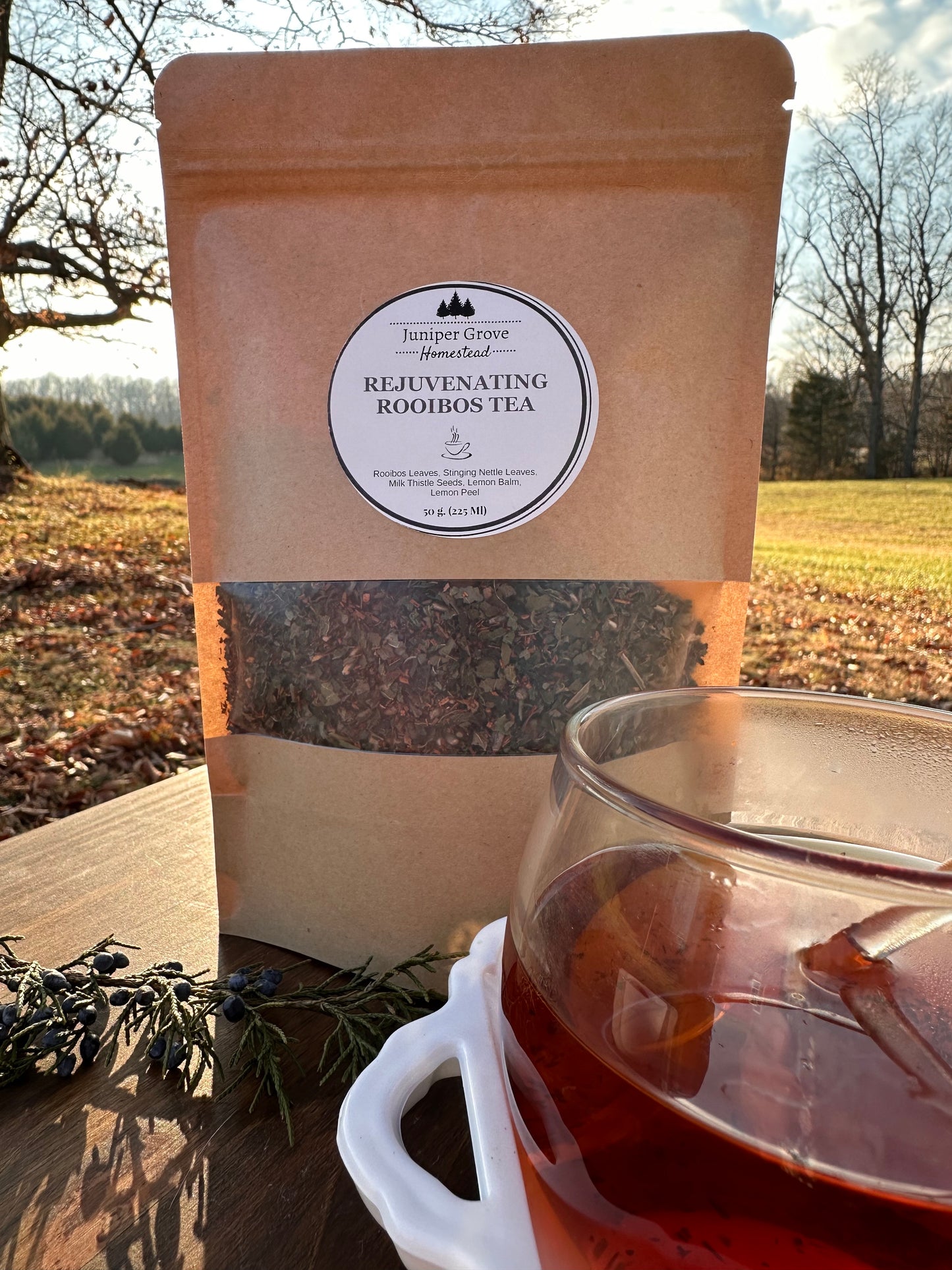 Rejuvenating Red Rooibos Herbal Tea