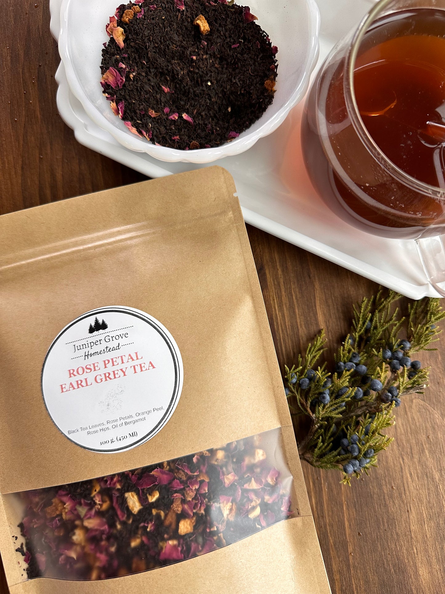 Rose Petal Earl Grey Tea