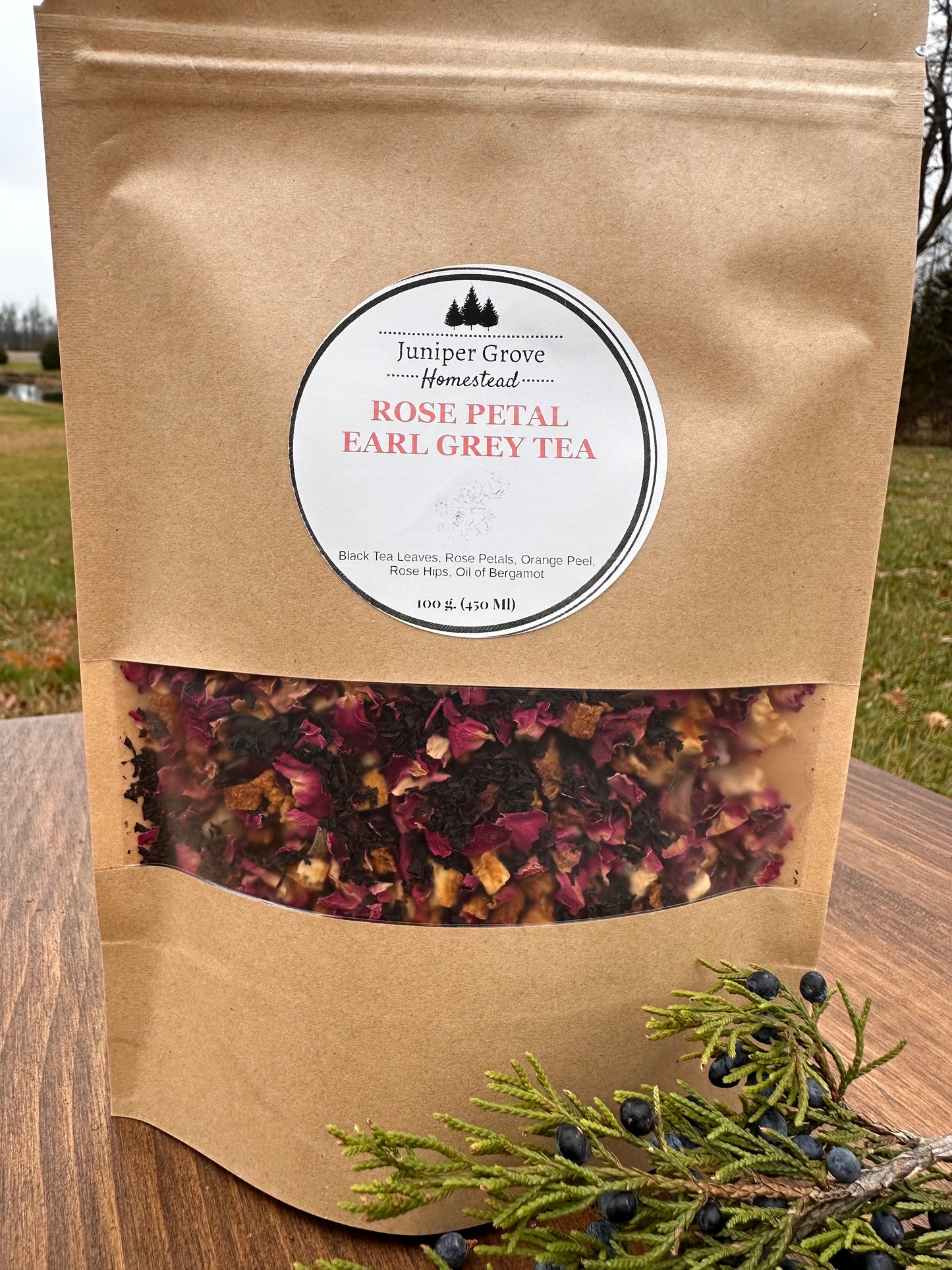 Rose Petal Earl Grey Tea