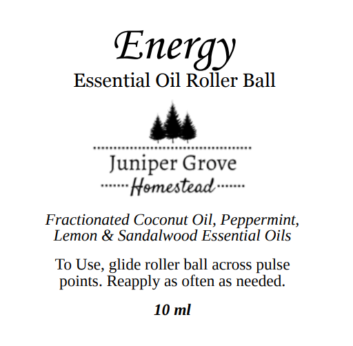 Energy Essential Oil Roller Ball