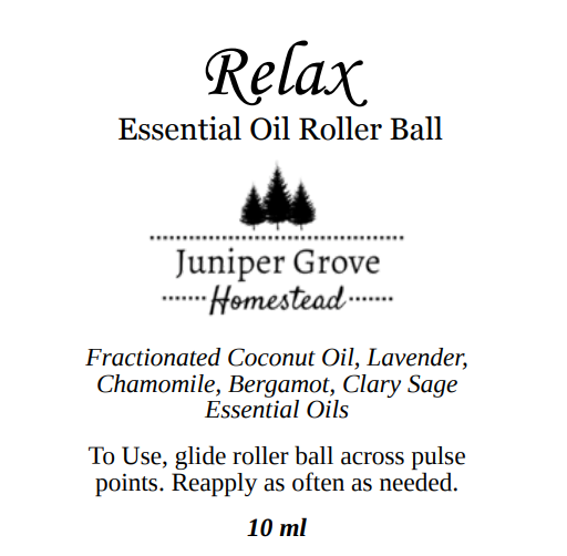 Relax Essential Oil Roller Ball