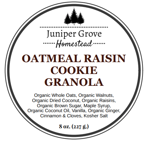 Oatmeal Raisin Cookie Granola