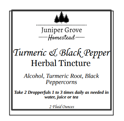 Turmeric & Black Pepper Herbal Tincture