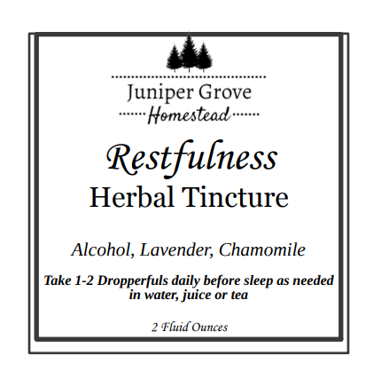 Restfulness Herbal Tincture