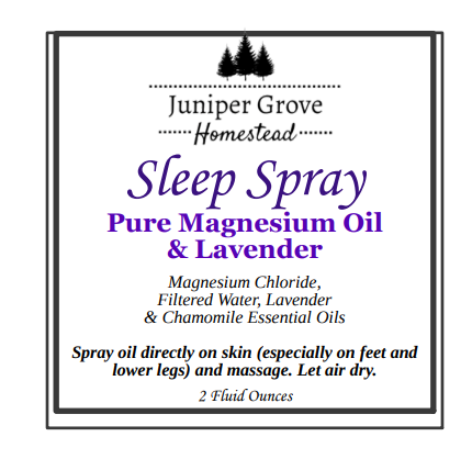 Magnesium Oil & Lavender Sleep Spray