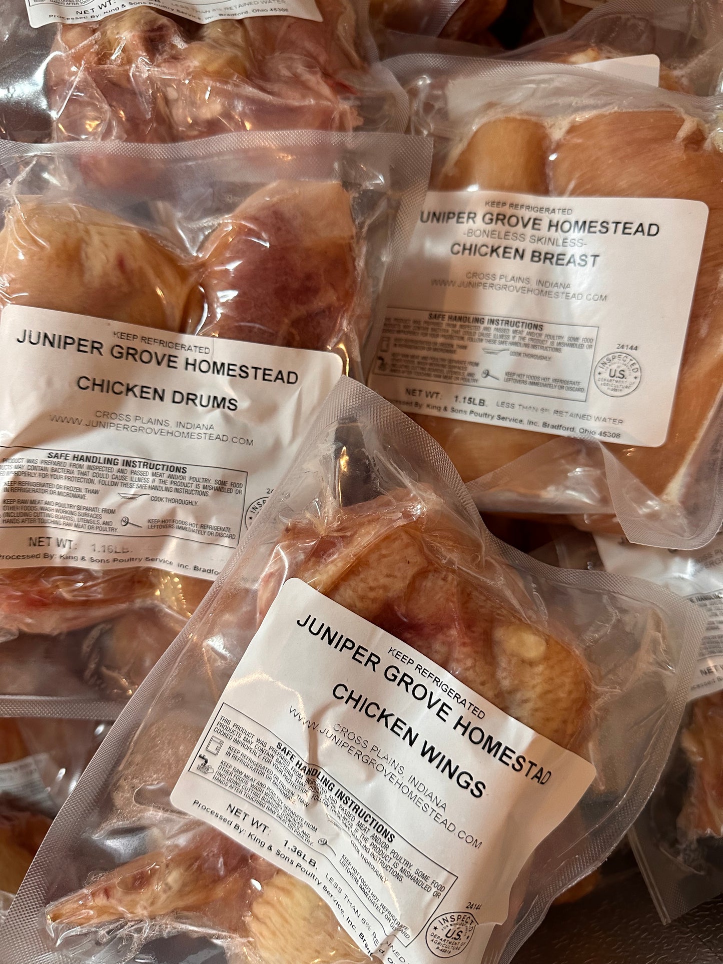 Pasture Raised Organically Fed Chicken Thighs