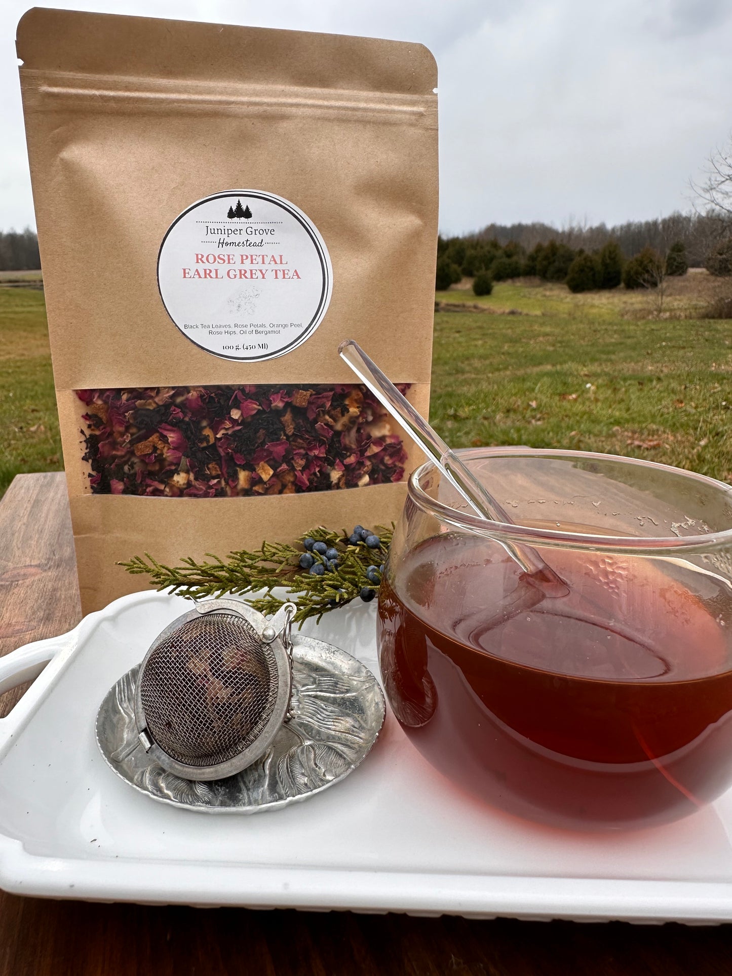 Rose Petal Earl Grey Tea