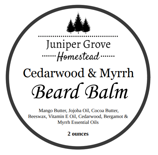 Cedarwood and Myrrh Beard Balm